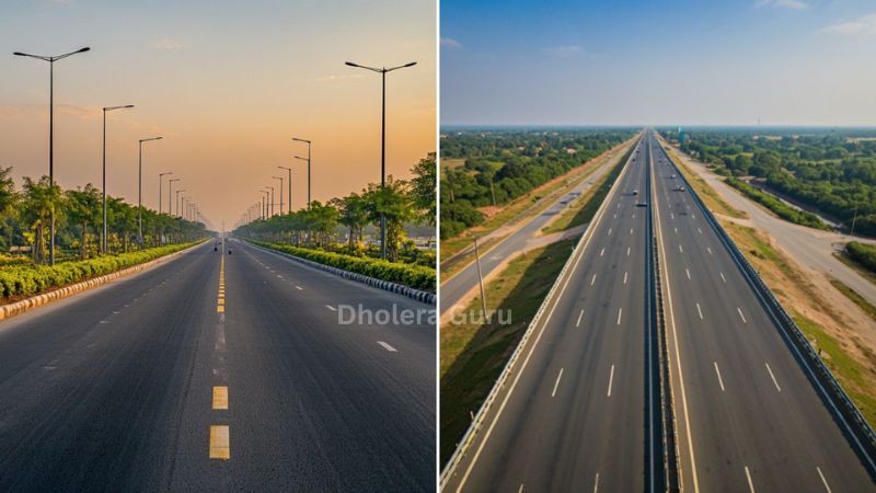 Road Connectivity in Dholera SIR