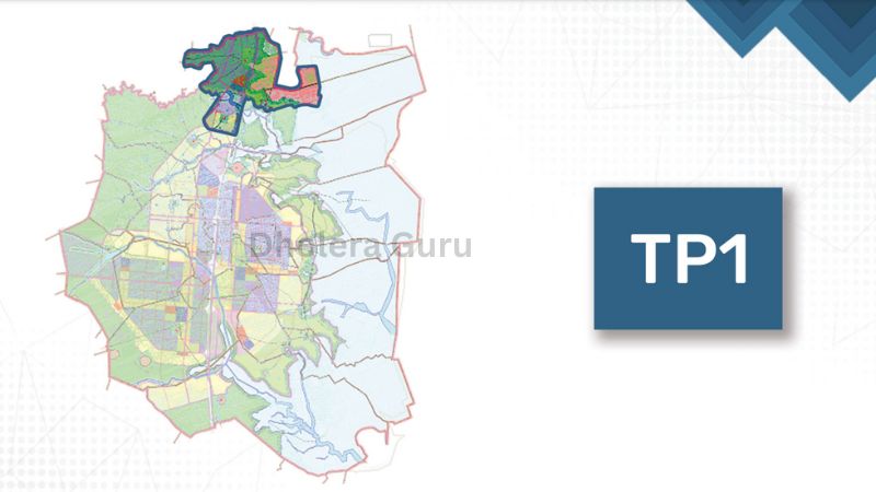 Town Planning 1 (TP 1) – 51.4 sq. km