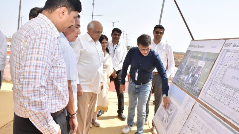 CM Bhupendra Patel Inspects Dholera