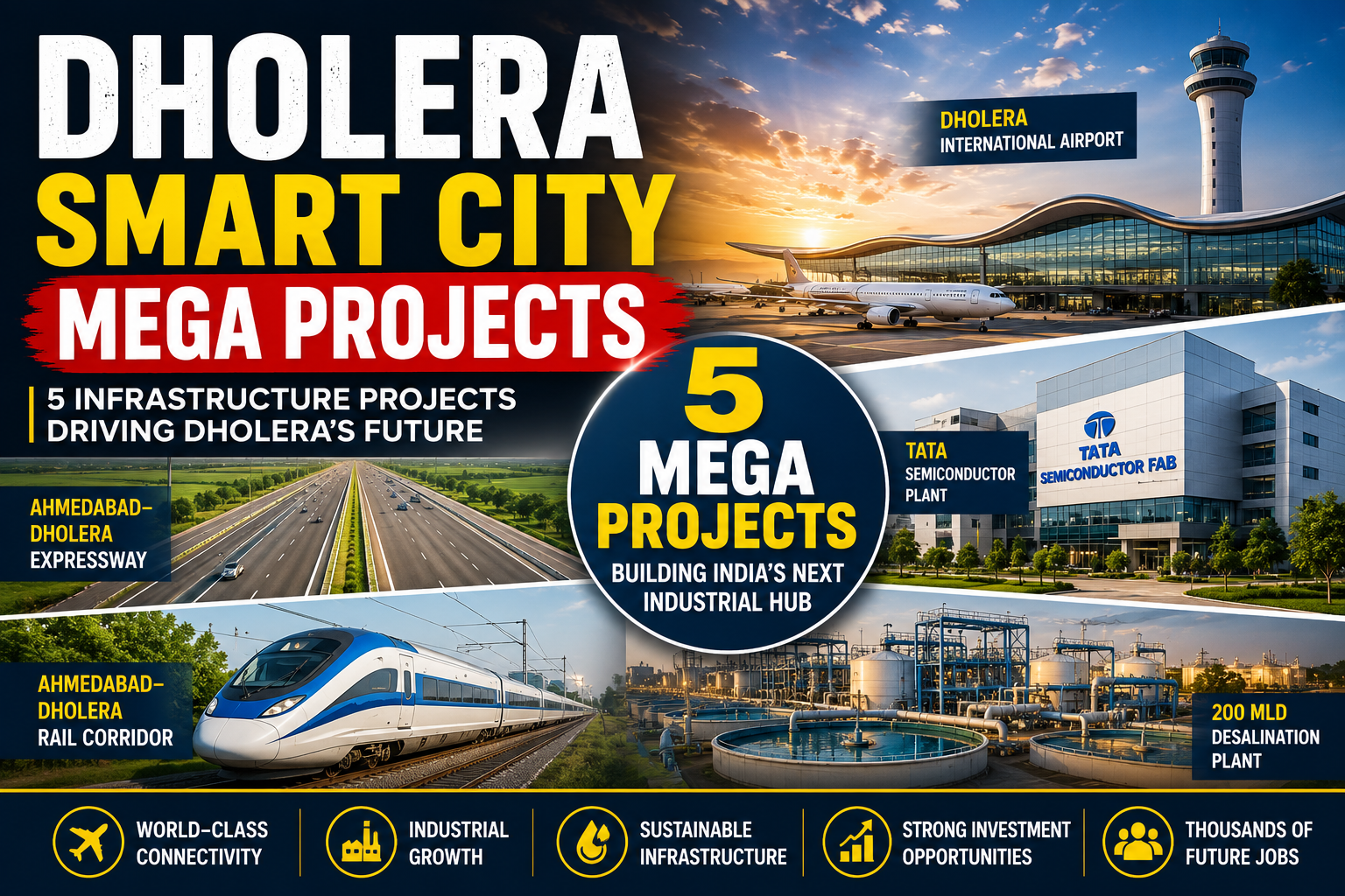 Dholera Smart City Mega Projects